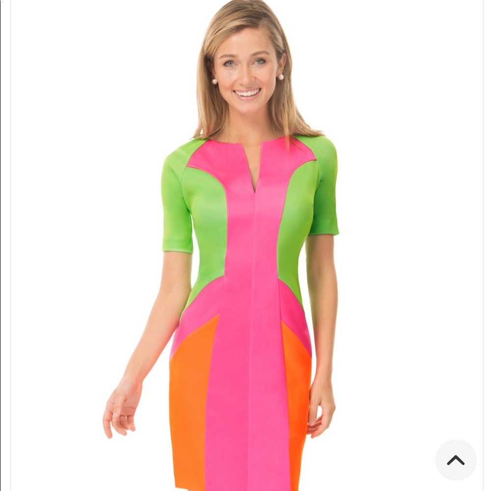Mod Jersey Colorblock Dress